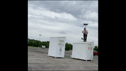 self-filmed trick